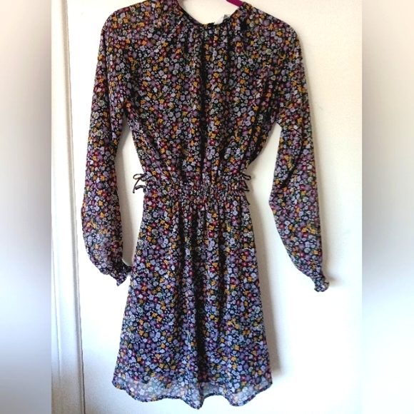 H&M Other - H&M Floral Side Bow Fully-lined Girls Dress